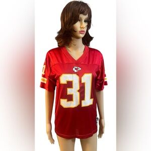 Vintage Kansas City Chiefs Holmes Reebok Scarlet NFL Mesh Jersey